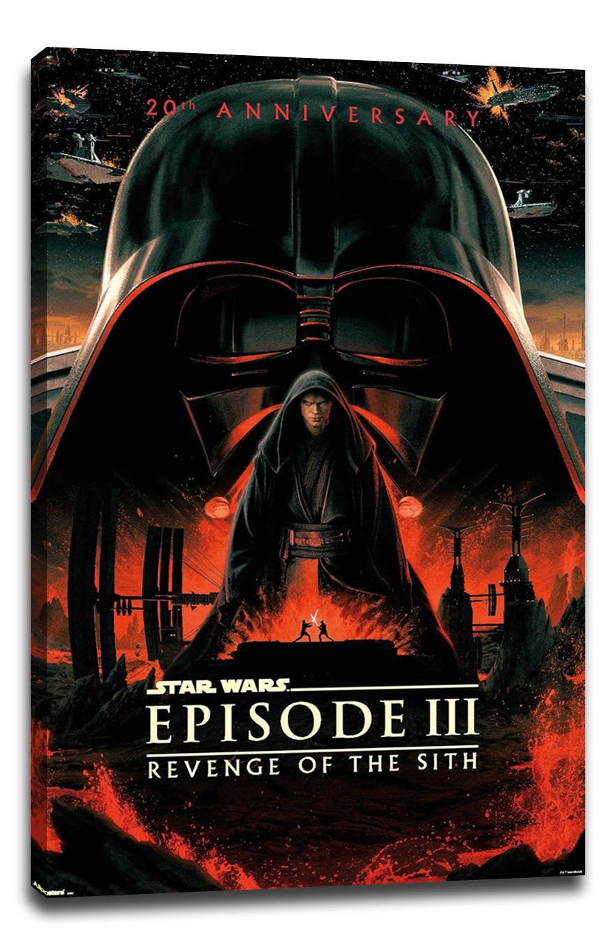 Star Wars: Revenge Of The Sith - 20th Anniversary Wall Movie (Paper and Canvas) Art Poster Printing Print