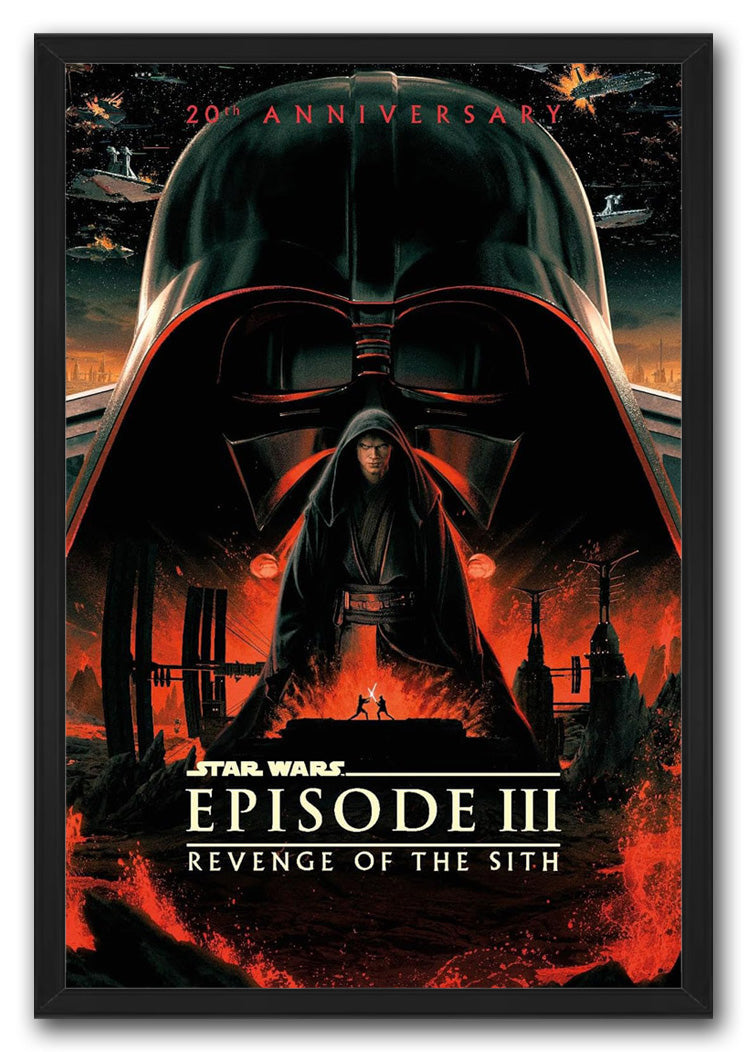 Star Wars: Revenge Of The Sith - 20th Anniversary Wall Movie (Paper and Canvas) Art Poster Printing Print