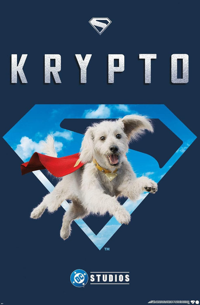 DC Studios Superman (2025) - Krypto Movie (Paper and Canvas) Art Poster Printing Print