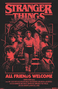 Stranger Things: Season 5 (2025) - All Friends Welcome Wall Movie (Paper and Canvas) Art Poster Printing Print