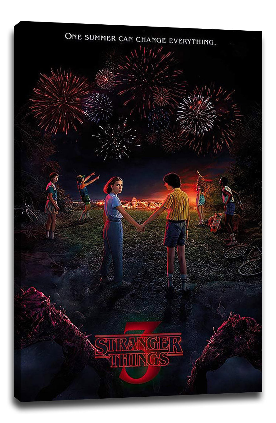 Stranger Things 3 TV Series (Paper and Canvas) Art Poster Printing Print