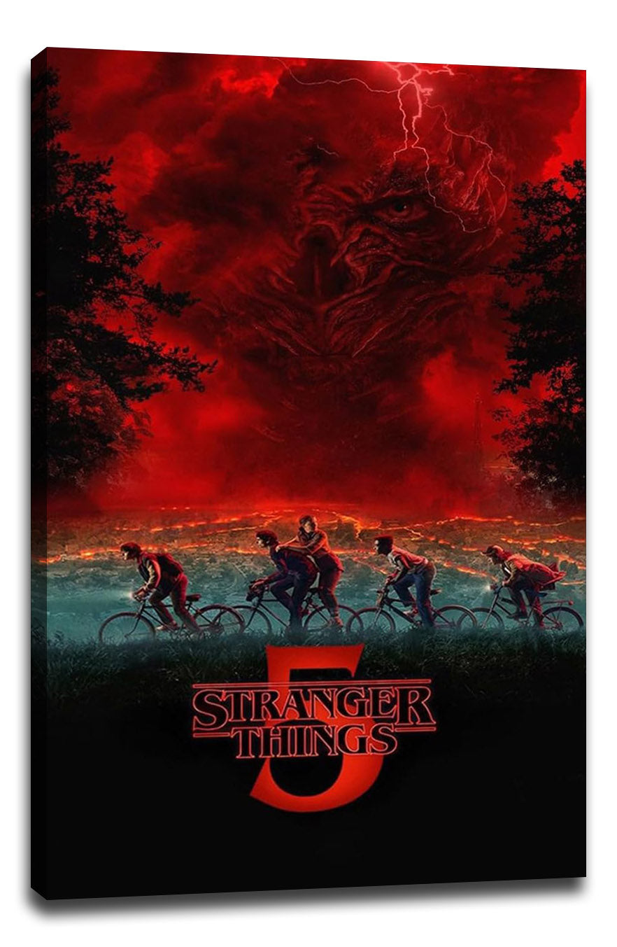 Stranger Things Season 5 TV Series (Paper and Canvas) Art Poster Printing Print