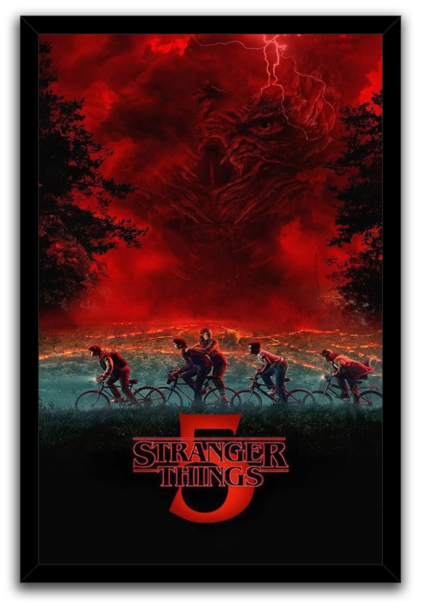 Stranger Things Season 5 TV Series (Paper and Canvas) Art Poster Printing Print