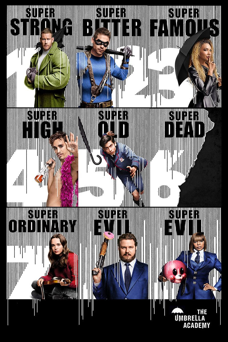The Umbrella Academy Characters Decorative Painting (paper and canvas) art poster printing print