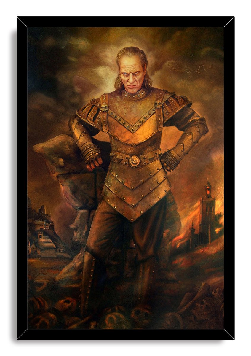 Willem Dafoe Fantasy Warrior Decorative Painting (paper and canvas) art poster printing print