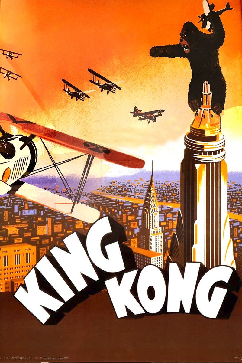King Kong Decorative Painting (paper and canvas) art poster printing print