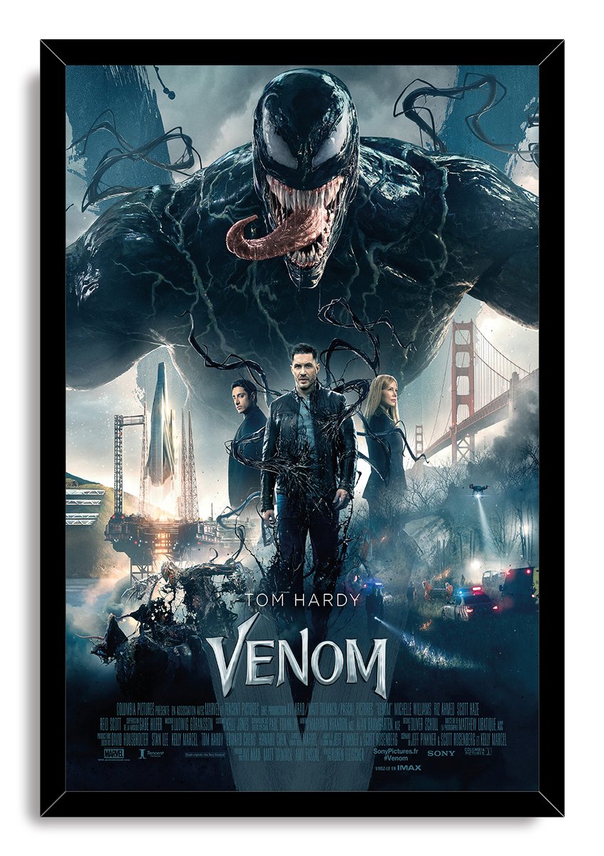 Venom Movie Tom Hardy Decorative Painting (paper and canvas) art poster printing print