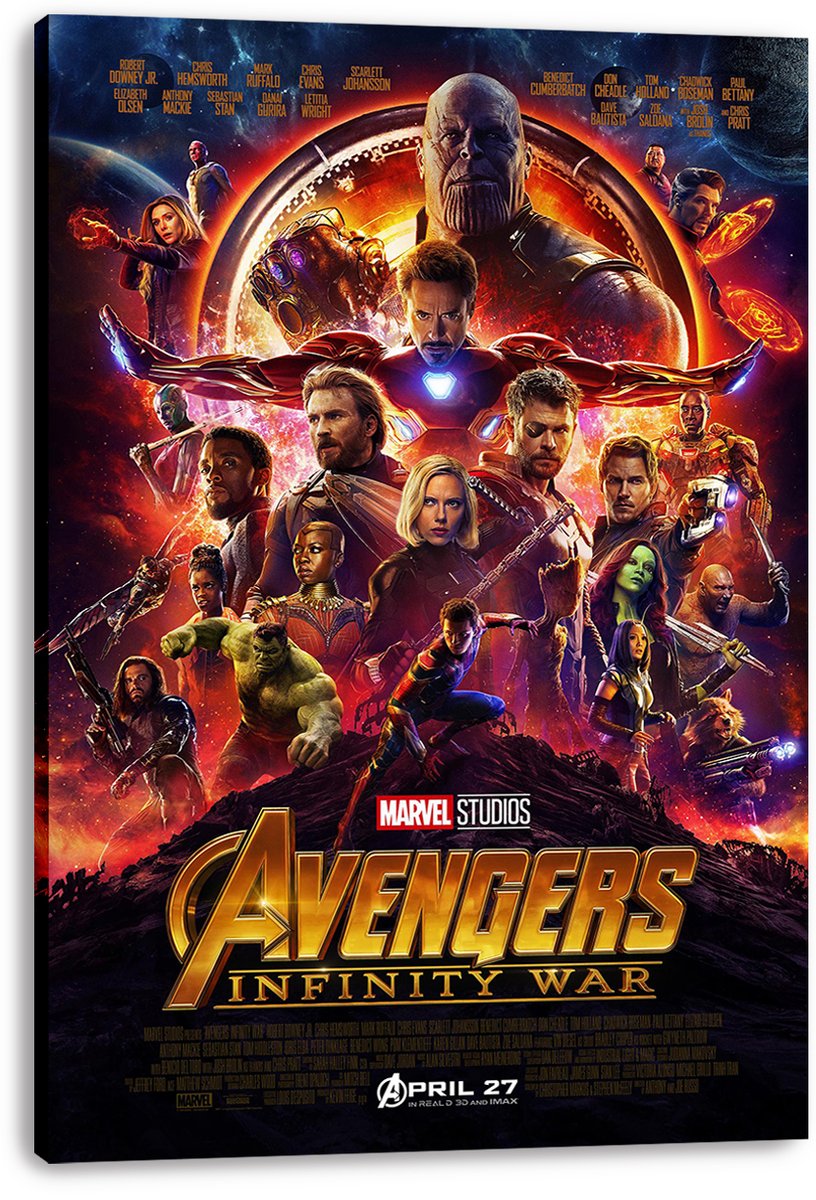 Avengers: Infinity War Decorative Painting (paper and canvas) art poster printing print