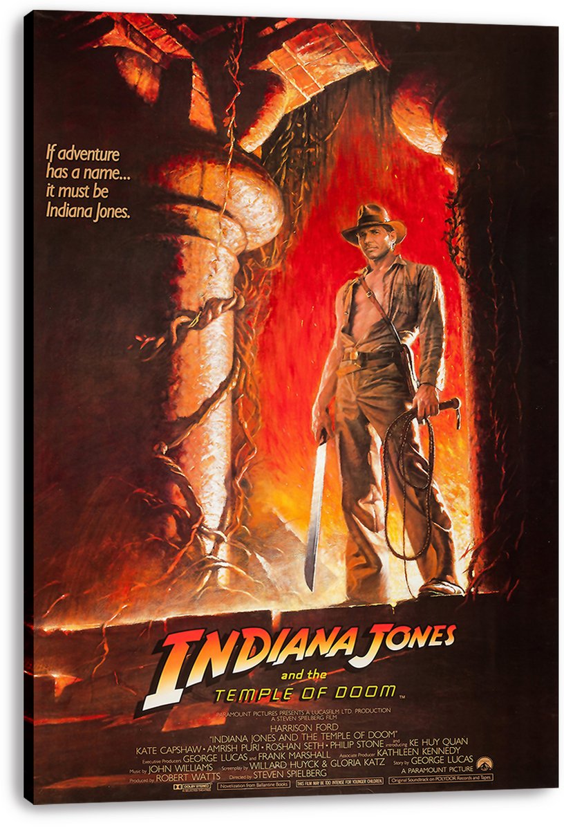 Indiana Jones Temple of Doom Decorative Painting (paper and canvas) art poster printing print