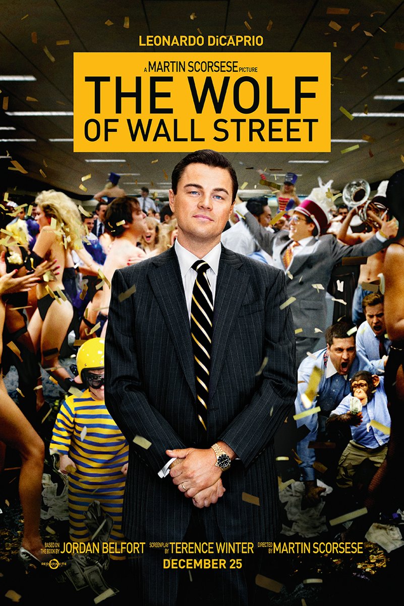 The Wolf of Wall Street Movie Decorative Painting (paper and canvas) art poster printing print