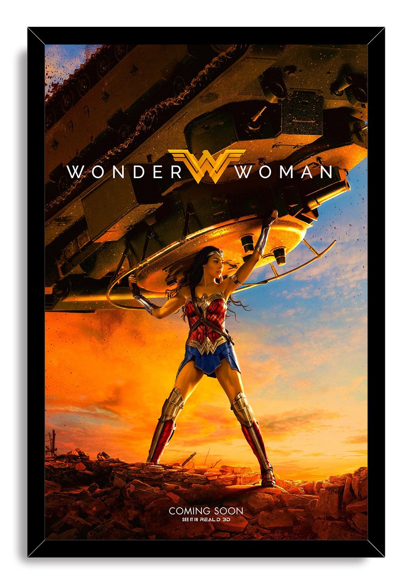 Wonder Woman Decorative Painting (paper and canvas) art poster printing print