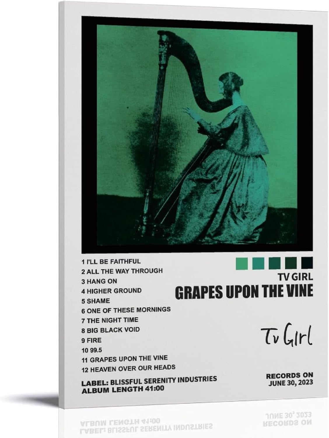 TV Girl Poster Grapes Upon The Vine Album Cover Posters (Paper and Canvas) Art Poster Printing Print