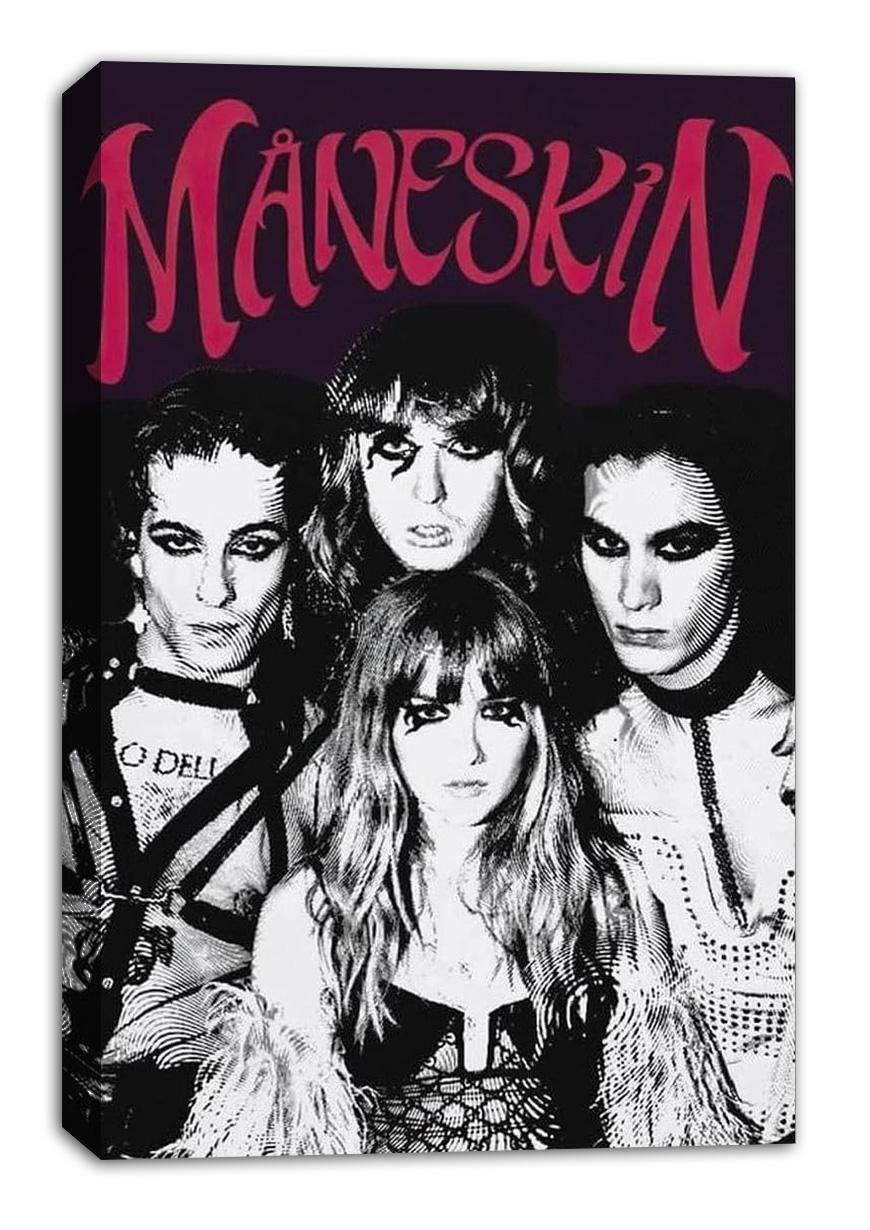 Maneskin Rock Band Poster Music Album Cover (Paper and Canvas) Art Poster Printing Print