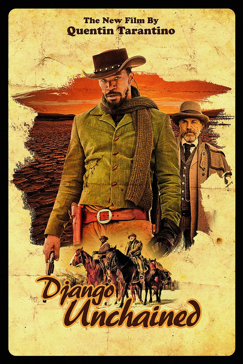 Django Unchained Movie Poster Decorative Painting (paper and canvas) art poster printing print