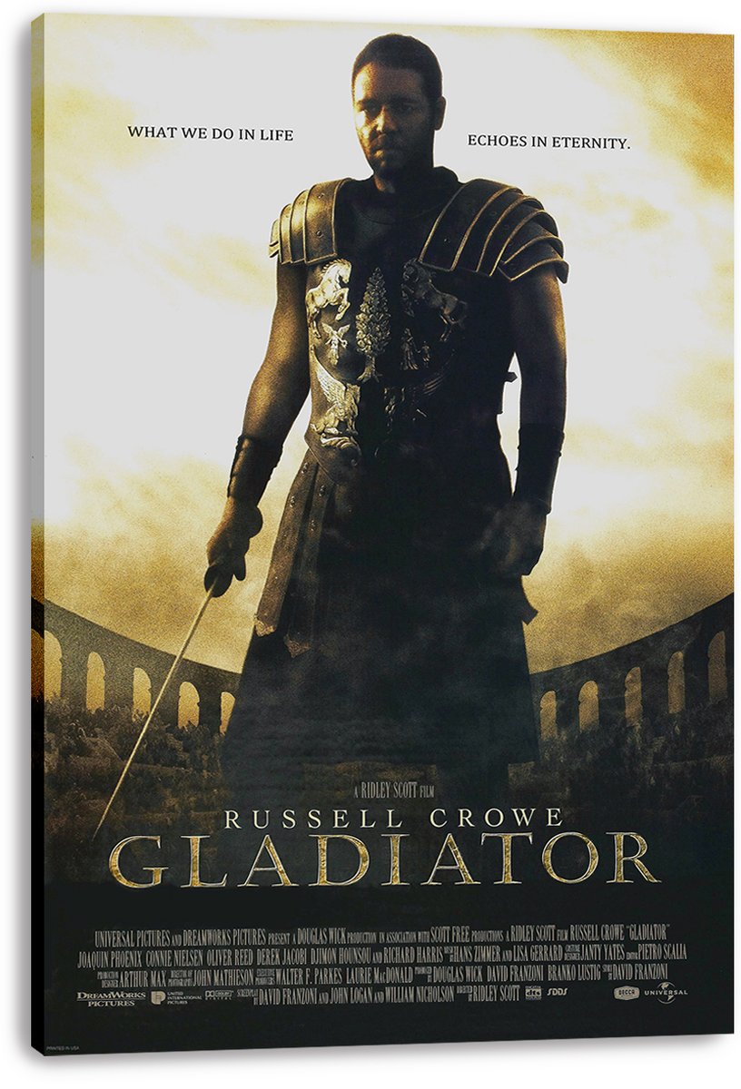 Gladiator Movie Russell Crowe Decorative Painting (paper and canvas) art poster printing print