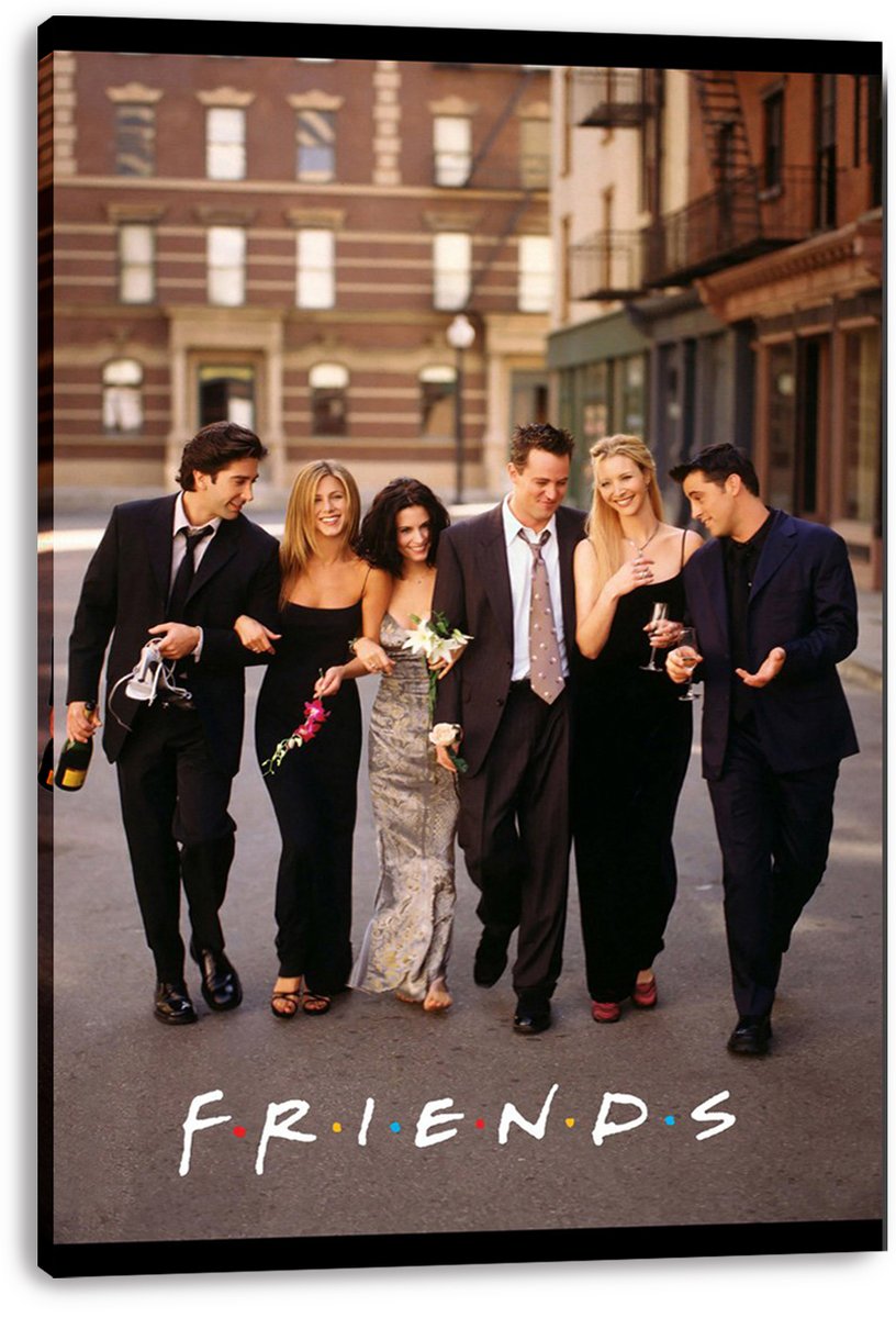 Friends TV Show Cast Decorative Painting (paper and canvas) art poster printing print