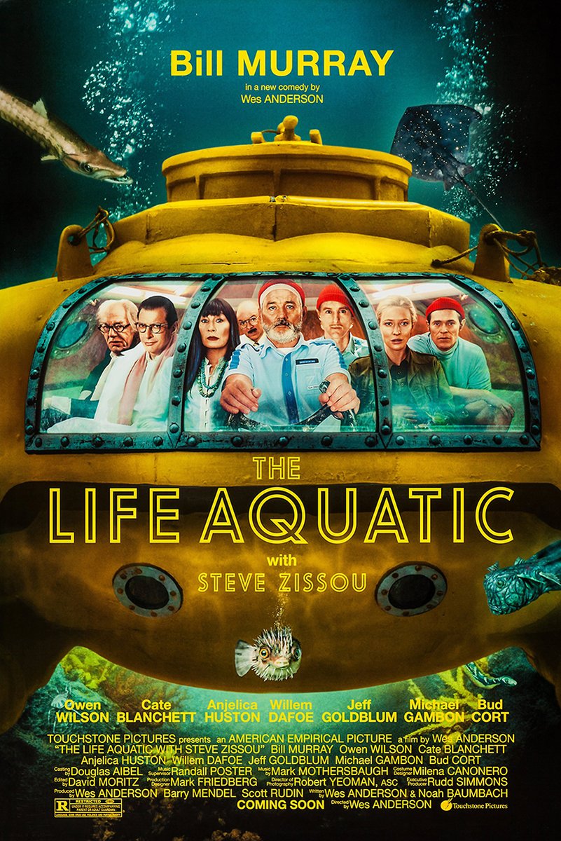 The Life Aquatic with Steve Zissou Movie Poster Decorative Painting (paper and canvas) art poster printing print