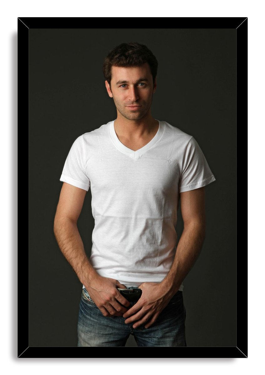 Handsome Man Decorative Painting (paper and canvas) art poster printing print