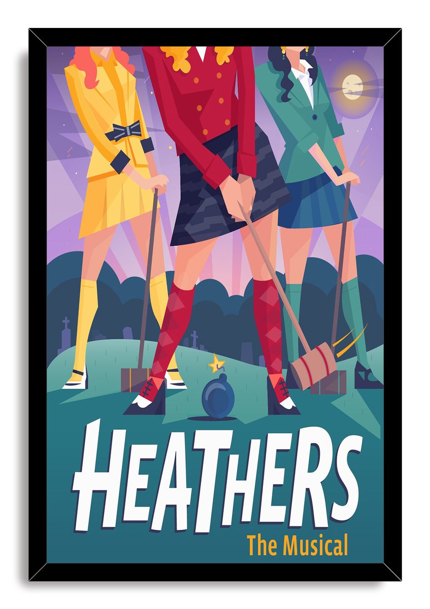 Heathers The Musical Decorative Painting (paper and canvas) art poster printing print