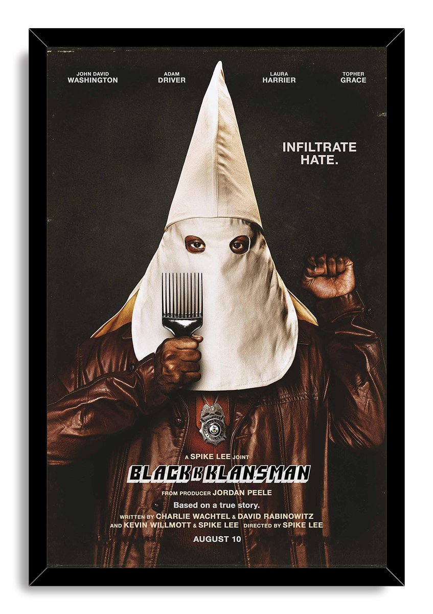 BlacKkKlansman Movie Poster Decorative Painting (paper and canvas) art poster printing print