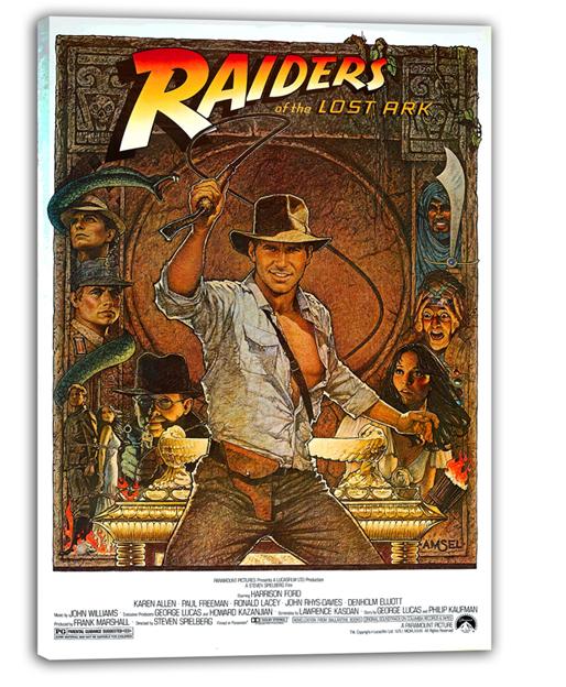 Raiders of the Lost Ark 1982 Movie (Paper and Canvas) Art Poster Printing Print