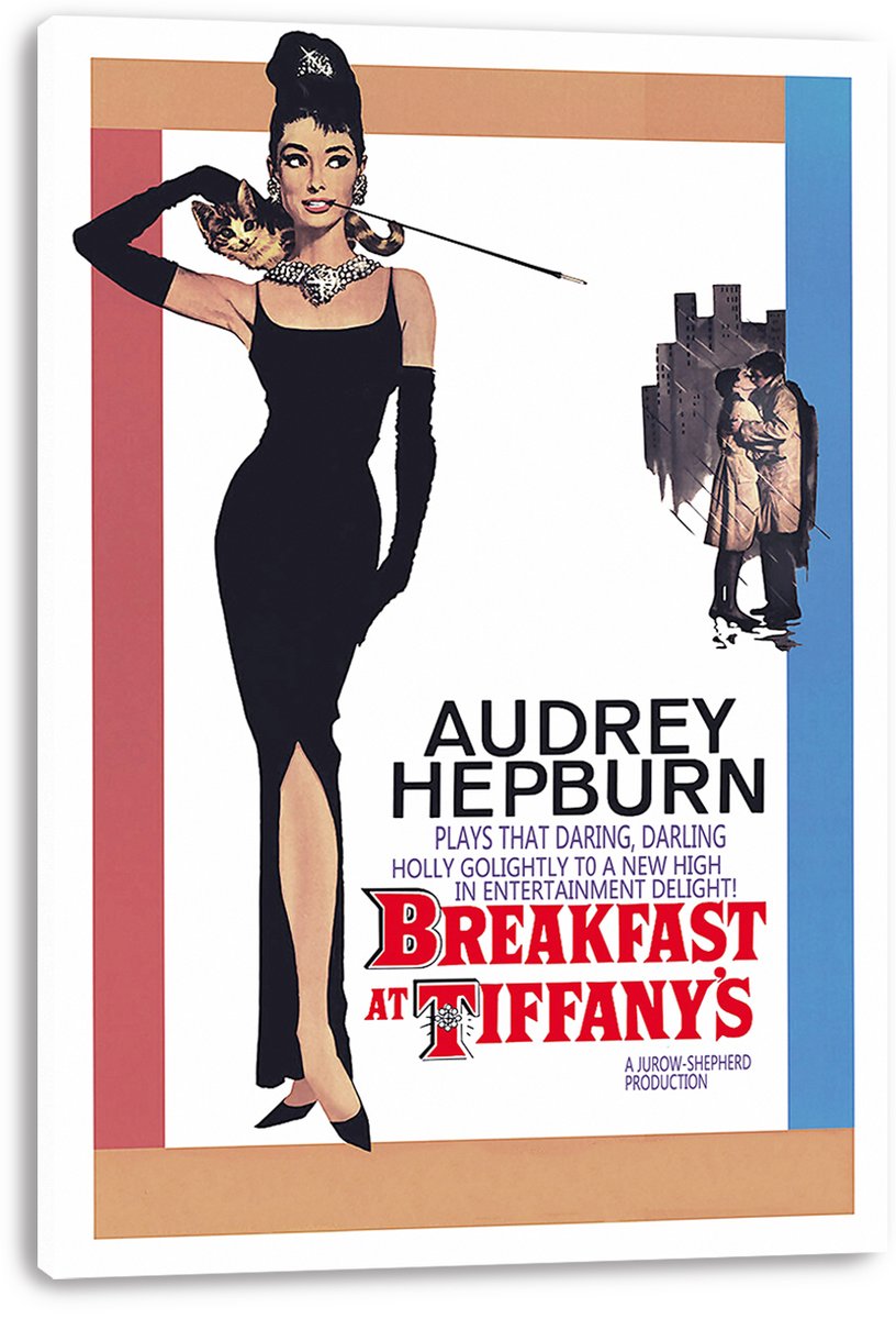 Audrey Hepburn Breakfast at Tiffany's Decorative Painting (paper and canvas) art poster printing print
