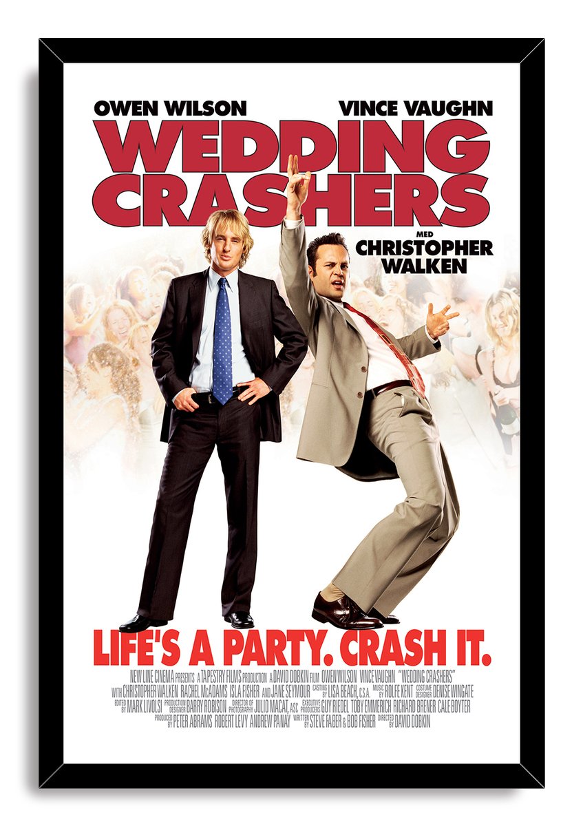 Wedding Crashers Movie Decorative Painting (paper and canvas) art poster printing print