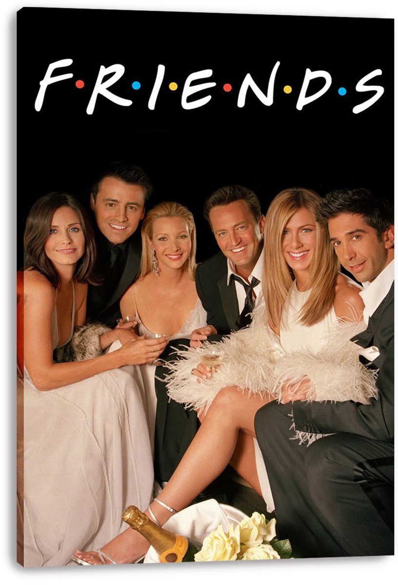 Friends TV Show Cast Decorative Painting (paper and canvas) art poster printing print