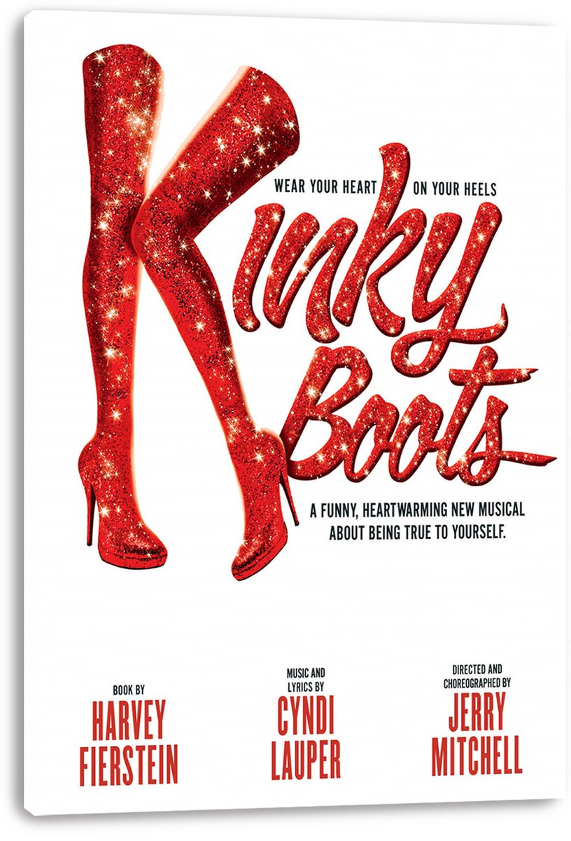 Kinky Boots Musical Red Boots Decorative Painting (paper and canvas) art poster printing print