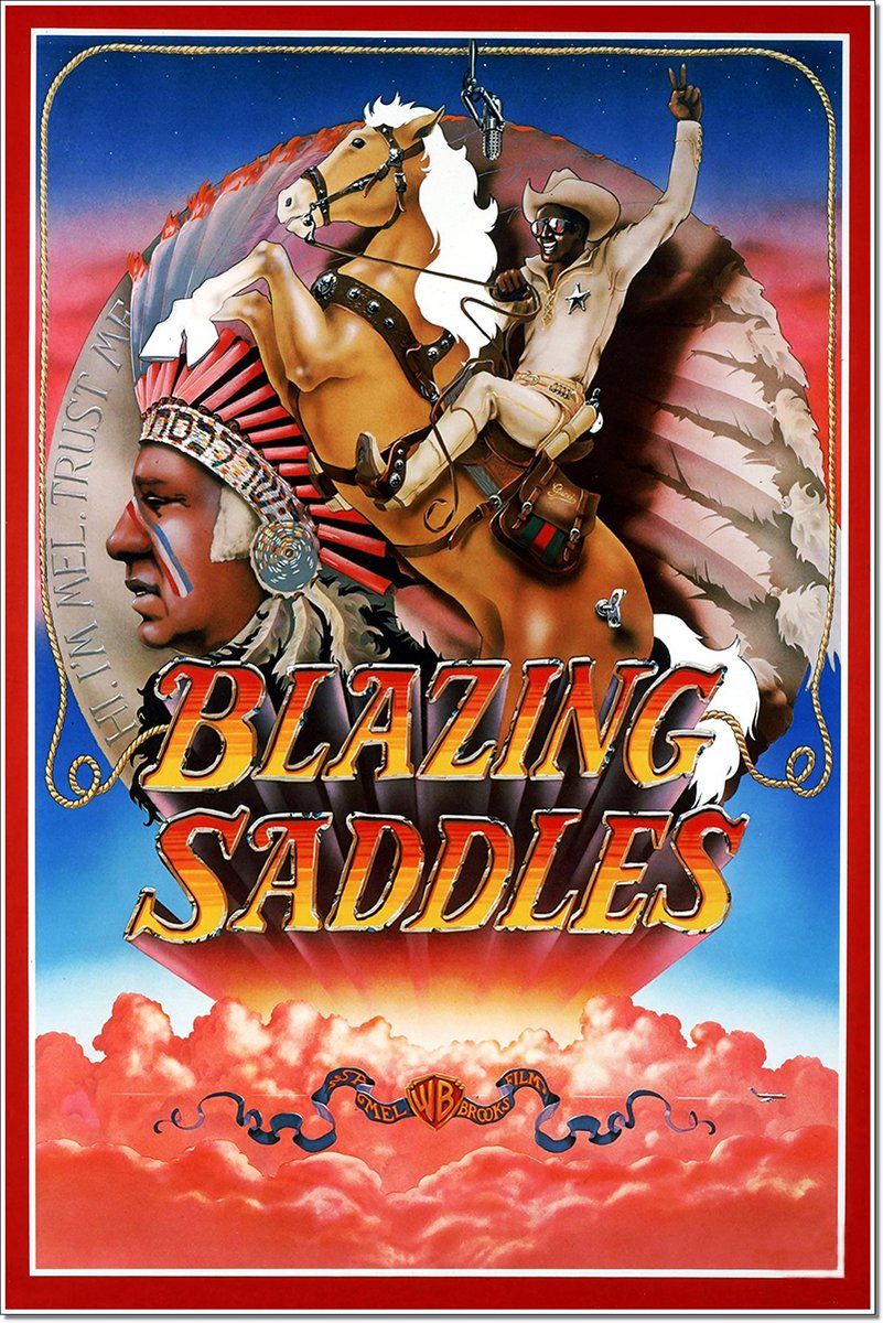 Blazing Saddles Movie Poster Decorative Painting (paper and canvas) art poster printing print