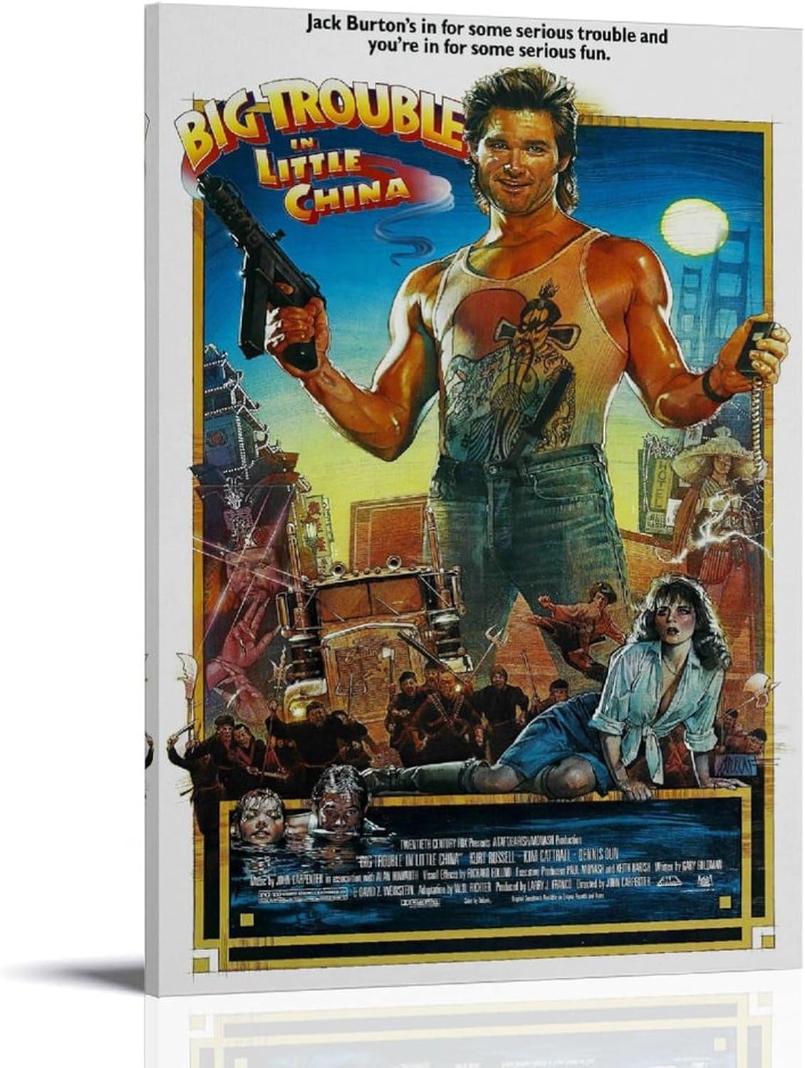 The Warriors Movie Poster (Paper and Canvas) Art Poster Printing Print