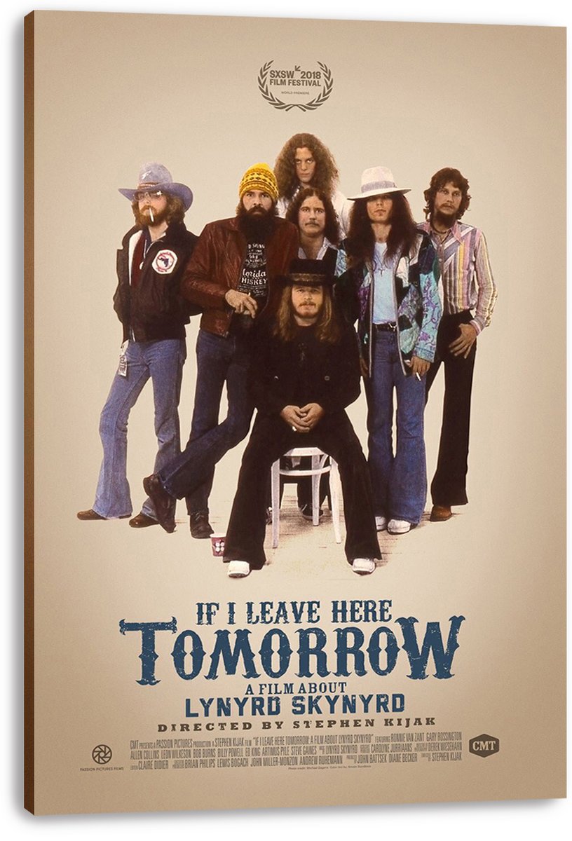 Lynyrd Skynyrd 'If I Leave Here Tomorrow' Documentary Decorative Painting (paper and canvas) art poster printing print