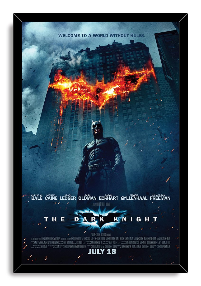 Batman The Dark Knight Decorative Painting (paper and canvas) art poster printing print