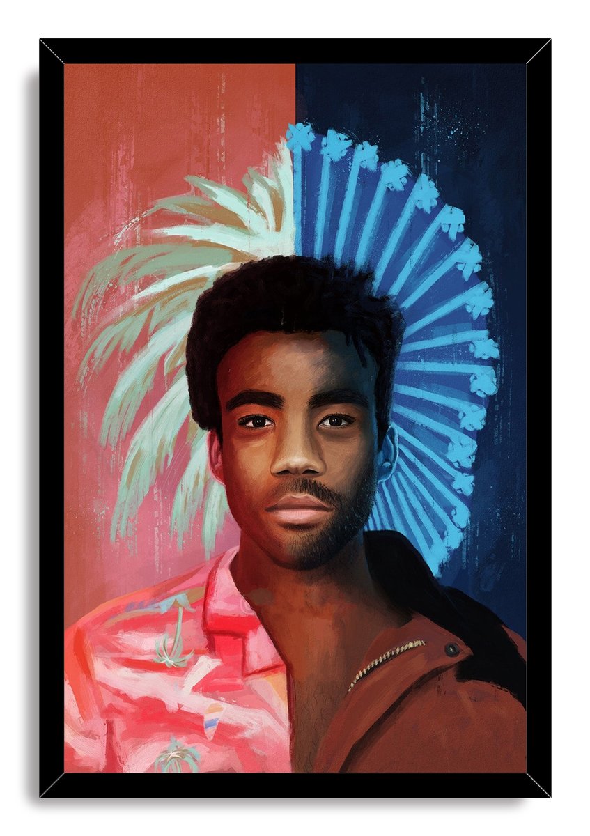Donald Glover / Childish Gambino Decorative Painting (paper and canvas) art poster printing print