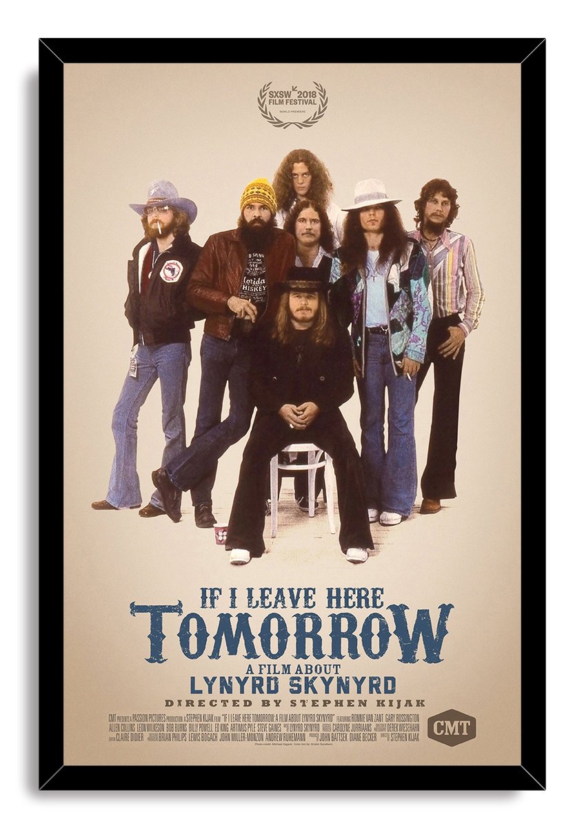 Lynyrd Skynyrd Band 'If I Leave Here Tomorrow' Movie Poster Decorative Painting (paper and canvas) art poster print