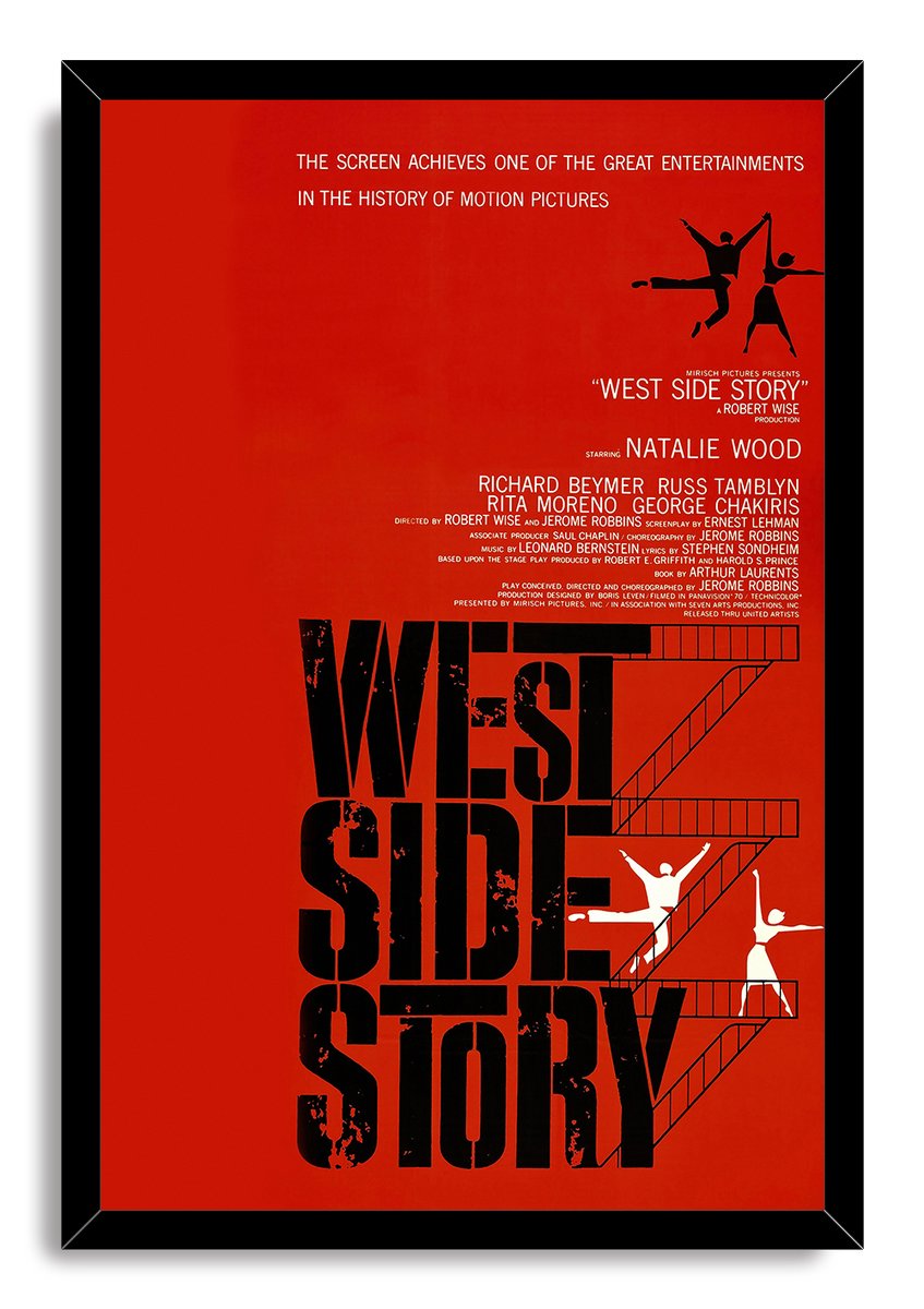 West Side Story Movie Poster Decorative Painting (paper and canvas) art poster printing print