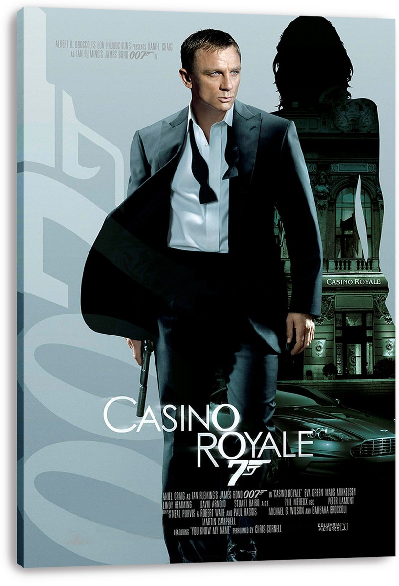 James Bond (Daniel Craig) Casino Royale Decorative Painting (paper and canvas) art poster printing print