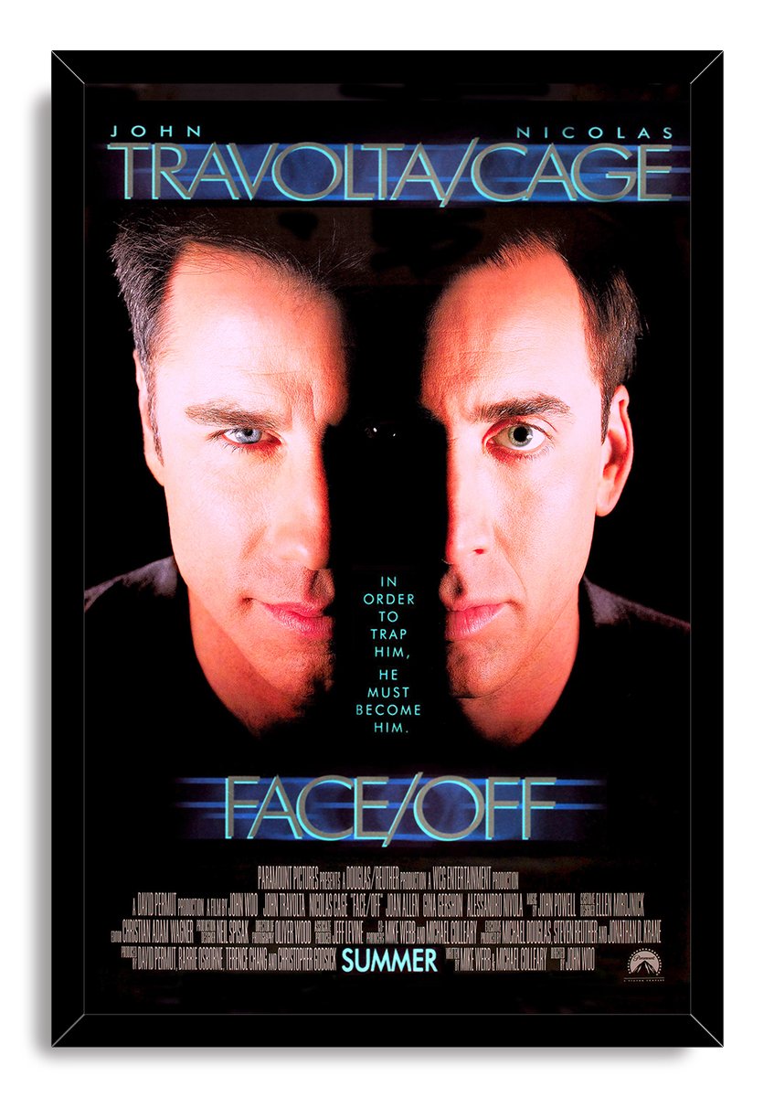 Face/Off John Travolta Nicolas Cage Decorative Painting (paper and canvas) art poster printing print