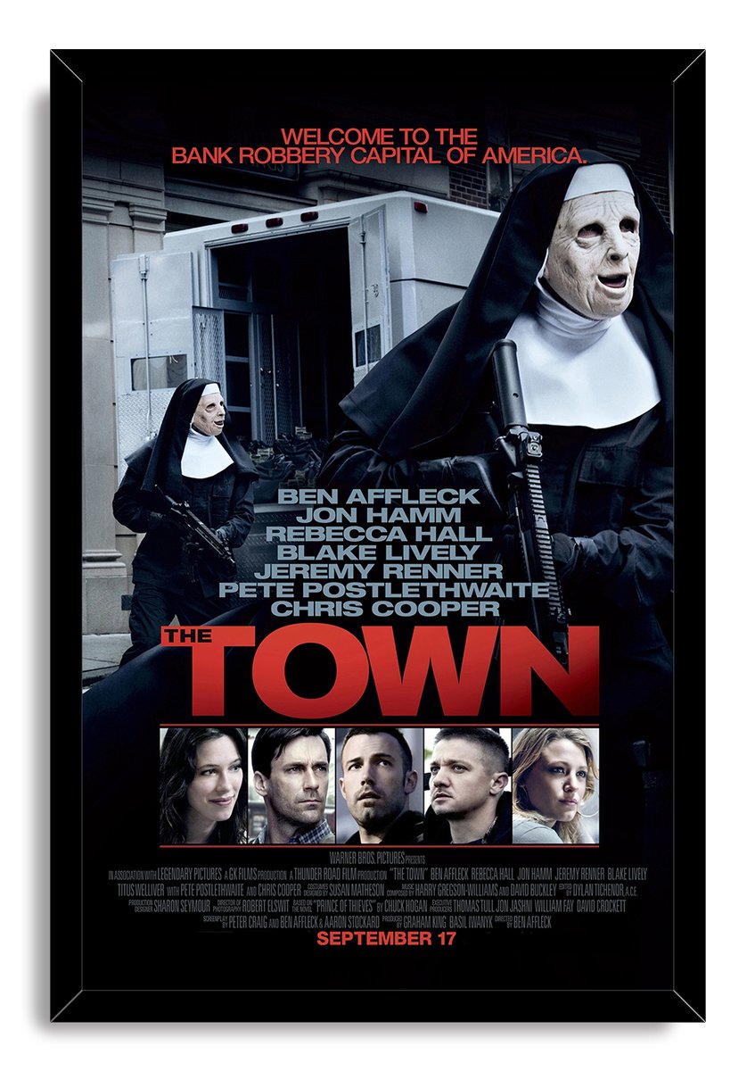 The Town Movie Poster Decorative Painting (paper and canvas) art poster printing print