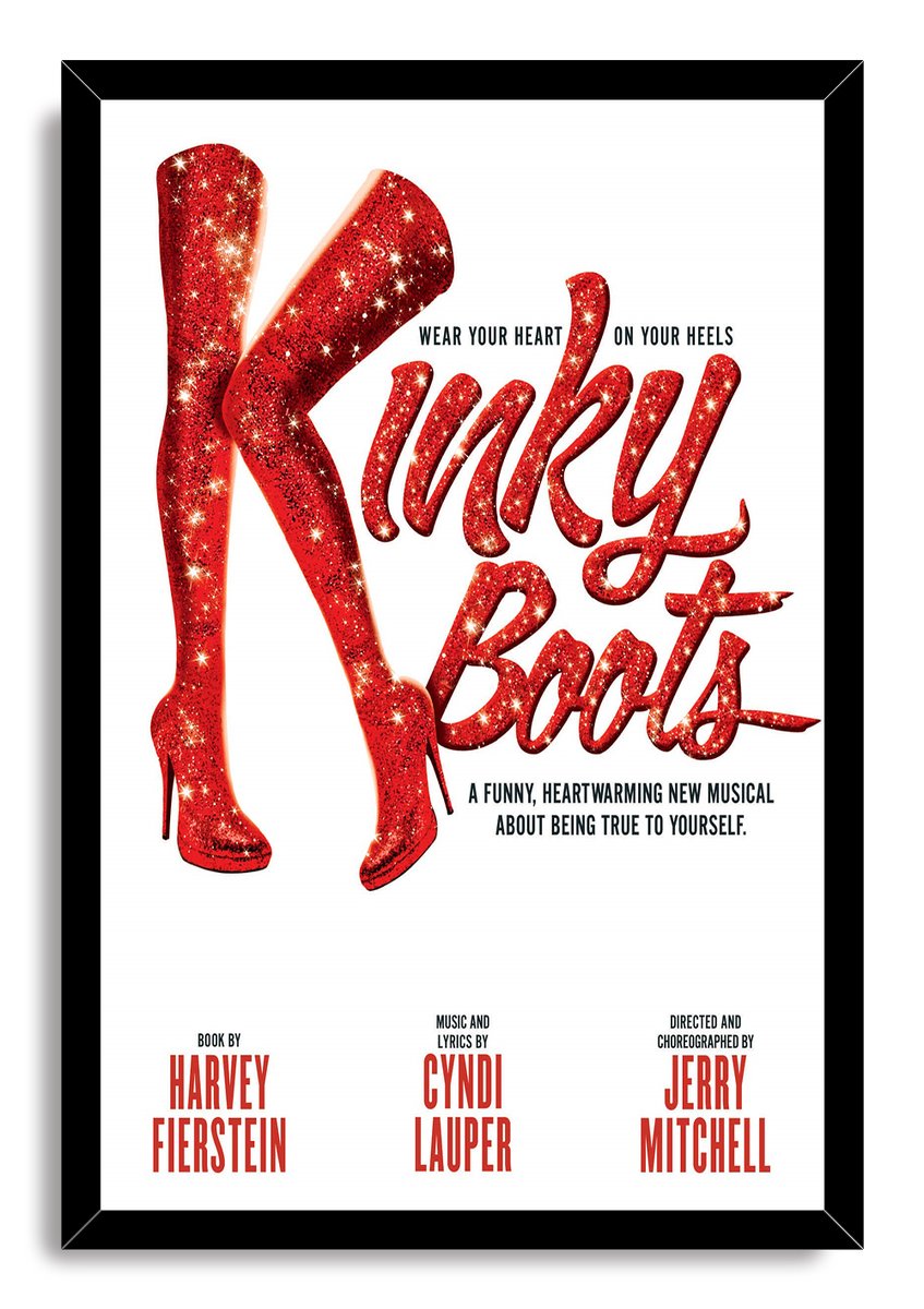 Kinky Boots Musical Red Boots Decorative Painting (paper and canvas) art poster printing print