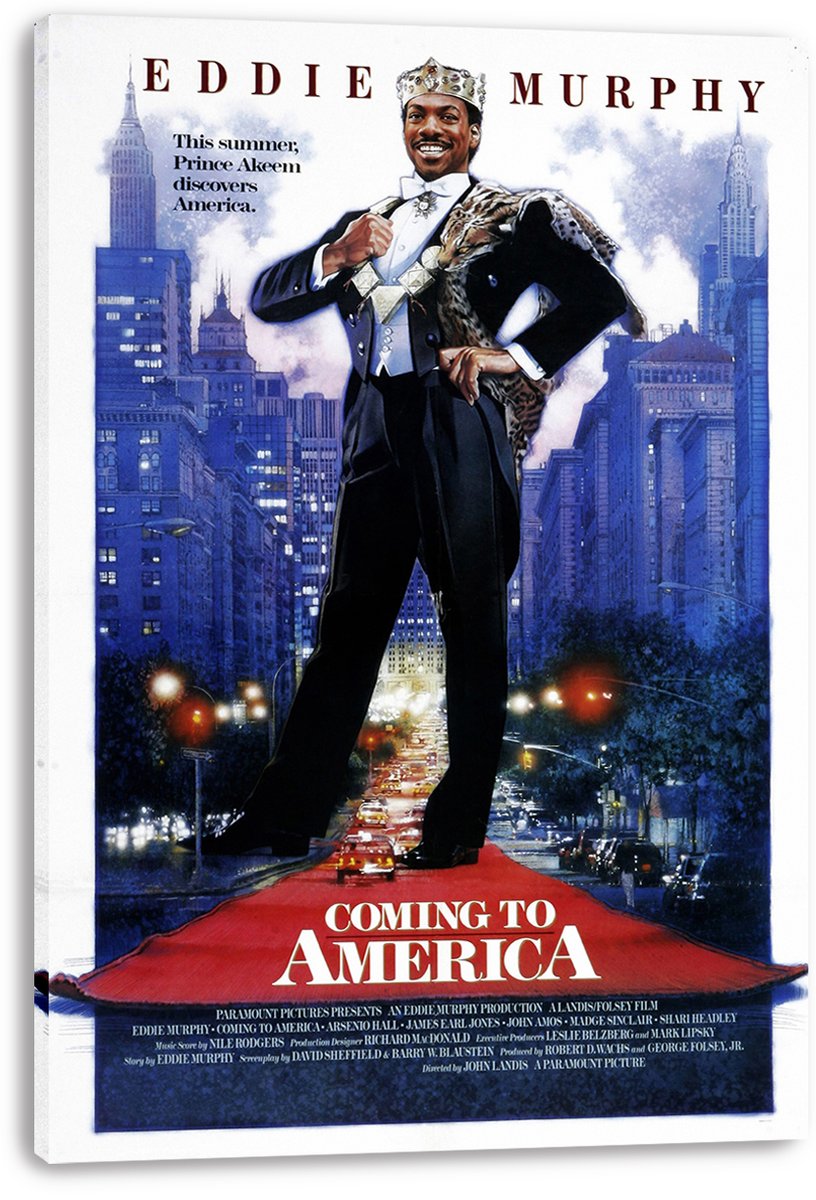 Eddie Murphy Prince Akeem Coming to America Decorative Painting (paper and canvas) art poster printing print