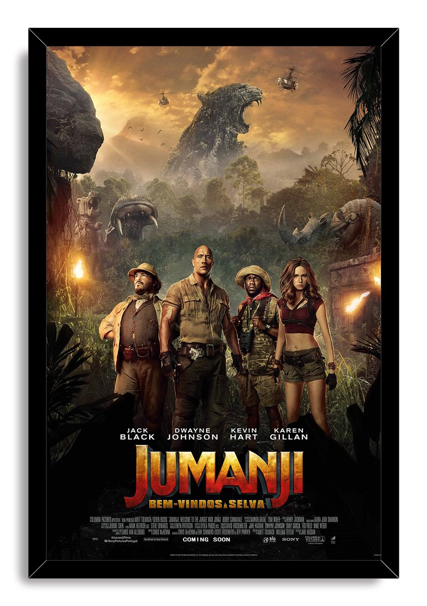 Jumanji: Welcome to the Jungle Movie Decorative Painting (paper and canvas) art poster printing print
