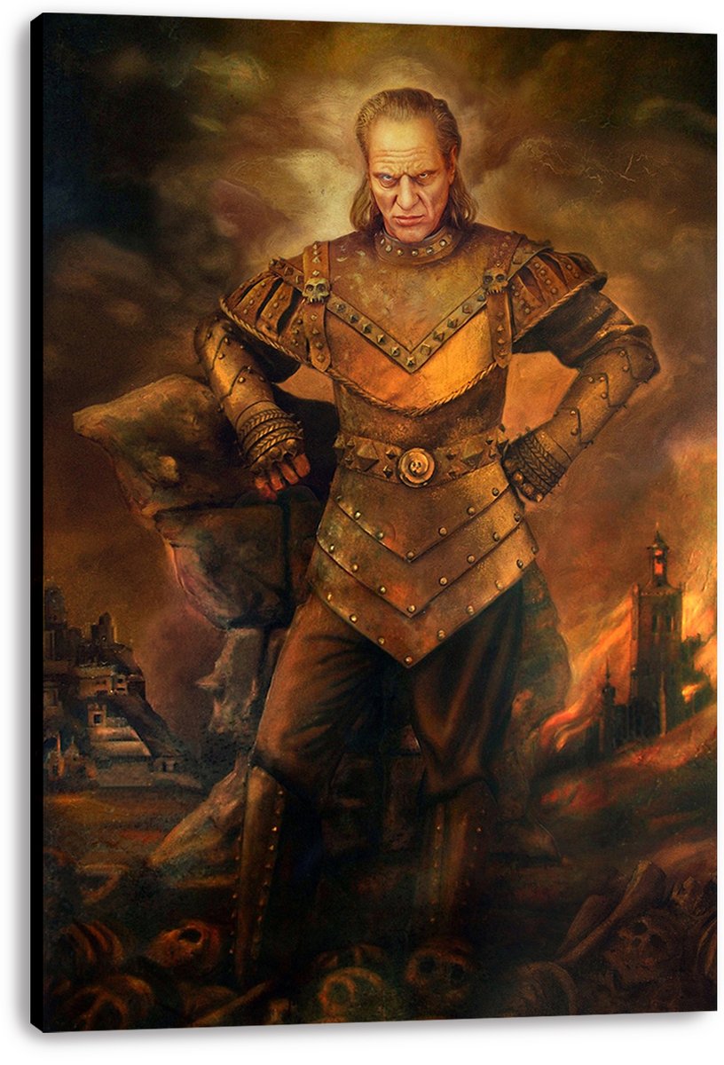 Willem Dafoe Fantasy Warrior Decorative Painting (paper and canvas) art poster printing print