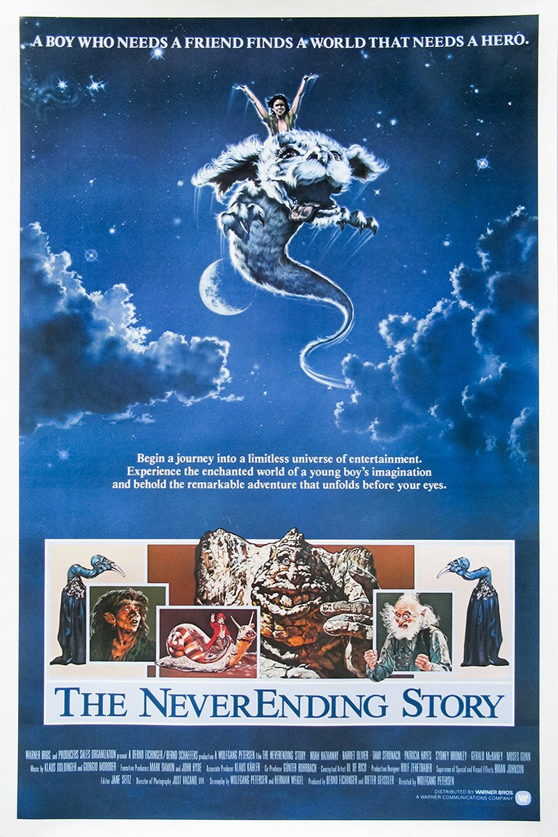 The NeverEnding Story Decorative Painting (paper and canvas) art poster printing print
