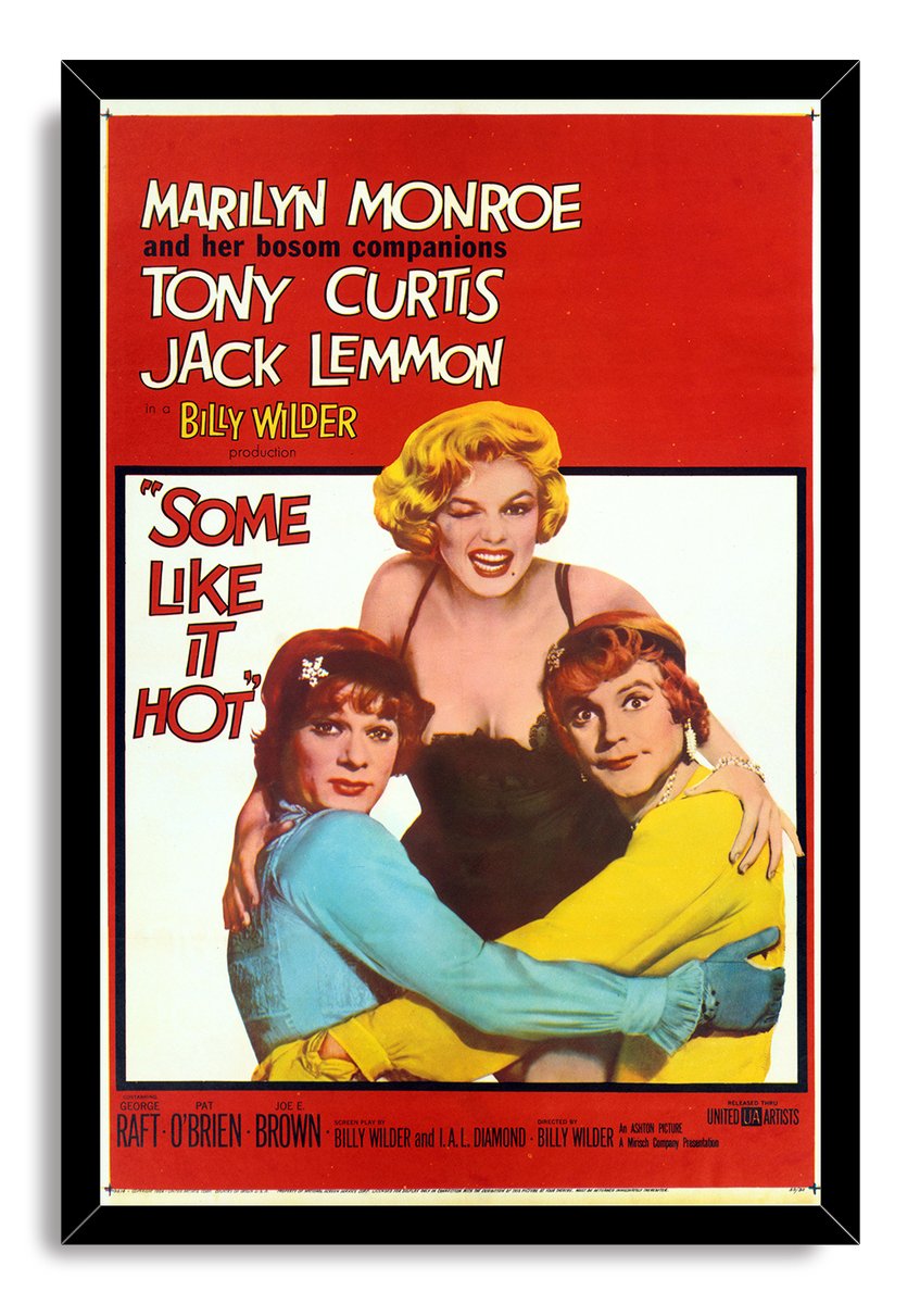 Some Like It Hot Movie Poster Decorative Painting (paper and canvas) art poster printing print