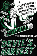 Devil's Harvest Anti-Marijuana Propaganda Decorative Painting (paper and canvas) art poster printing print