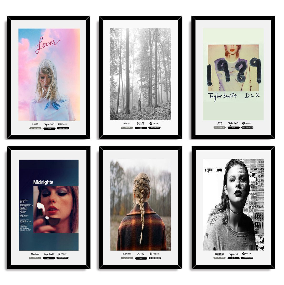 Taylor Swift Album Covers Decorative Painting (paper and canvas) art poster printing print