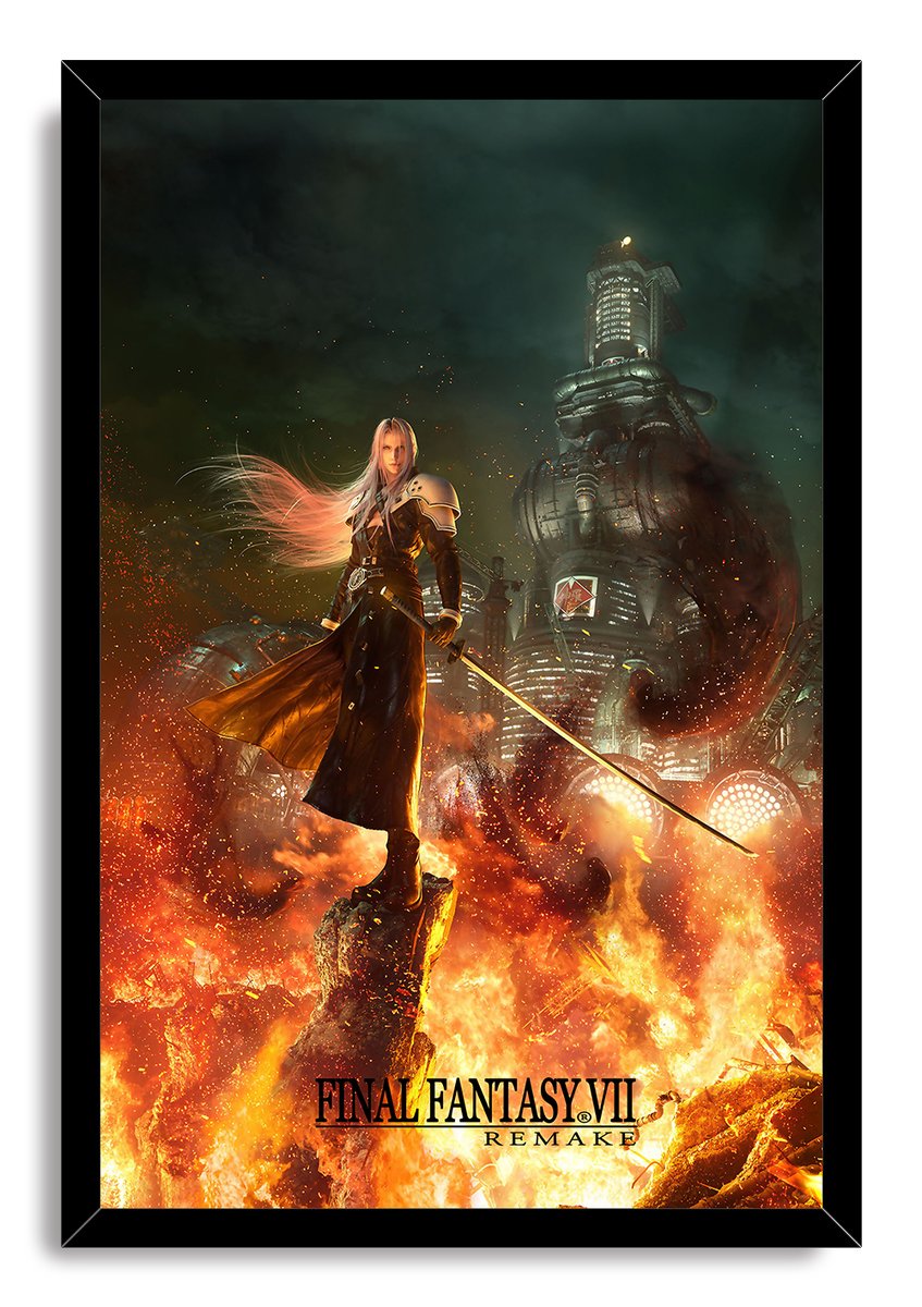 Sephiroth Final Fantasy VII Remake Decorative Painting (paper and canvas) art poster printing print