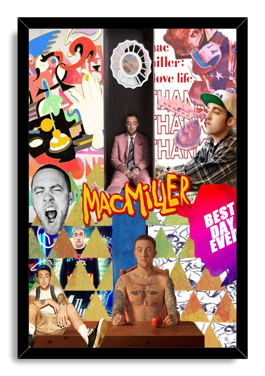Mac Miller Decorative Painting (paper and canvas) art poster printing print