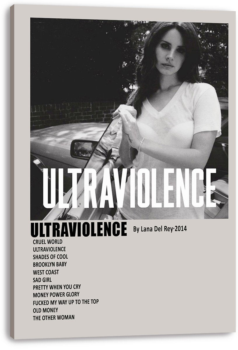 Lana Del Rey Ultraviolence Album Cover Decorative Painting (paper and canvas) art poster printing print